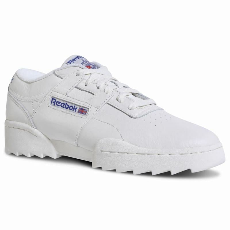 Tenisi Reebok Workout Ripple Og Barbati Albi Romania BA5881CO